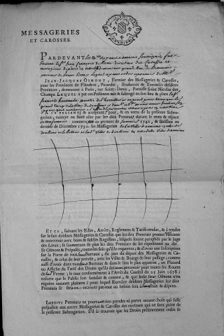 Etude de Me François Henin à Amiens (étude n°3). Minutes de l'année 1742