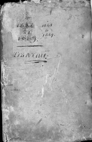 Etude de Me Pierre Trencart à Amiens (étude n°9). Minutes des années 1668-1669