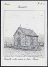 Bernâtre : chapelle isolée dédiée à Saint-Claude - (Reproduction interdite sans autorisation - © Claude Piette)