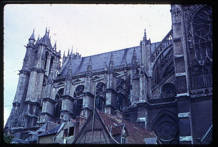 Amiens (Somme). La cathédrale côte sud