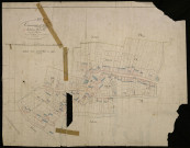 Plan du cadastre napoléonien - Irles : Chef-lieu (Le), développement d'une partie des sections A et B1