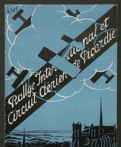 Rallye international et circuit aérien de Picardie. Rallye Amiens et circuit d'aviation de Picardie (coupe de Berny) . Amiens 28 et 29 juillet 1934. Aéro-club de Picardie