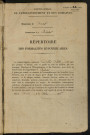 Répertoire des formalités hypothécaires, du 23/05/1860 au 24/10/1860, volume n° 96 (Conservation des hypothèques de Doullens)