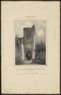 1er exemplaire. Environs de Paris N°2. Vue de la tour de l'église à Chaumont. (Département de l'Oise)