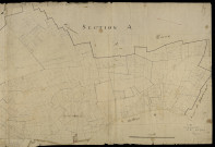 Plan du cadastre napoléonien - Fouquescourt (Fouquecourt) : Ouest (L'), A