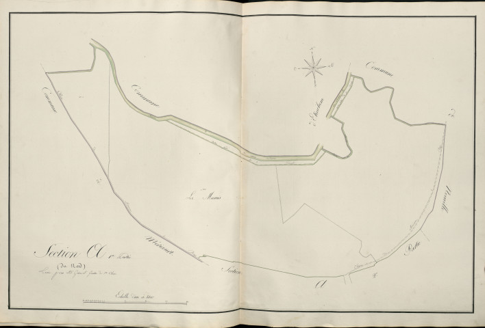 Plan du cadastre napoléonien - Atlas cantonal - Proyart : Nord (Le), A1