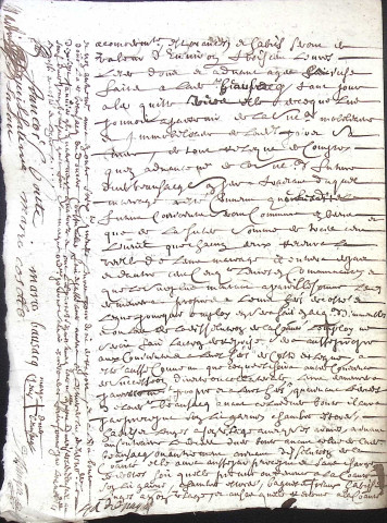 Etude de Me François De Hangest à Amiens (étude n°13). Minutes de l'année 1694