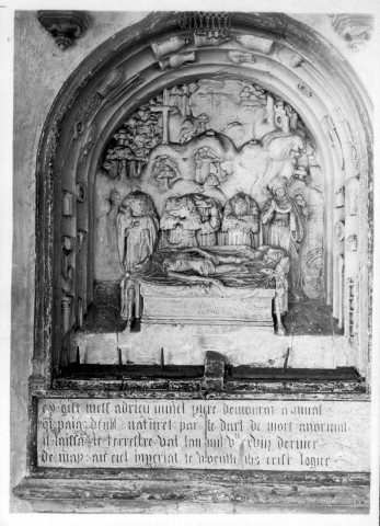 Eglise d'Inval-Boiron : la mise au tombeau