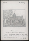 Béalcourt : église de l'Assomption XIIIe siècle à Mons, un village détruit en 1635 sauf l'église - (Reproduction interdite sans autorisation - © Claude Piette)