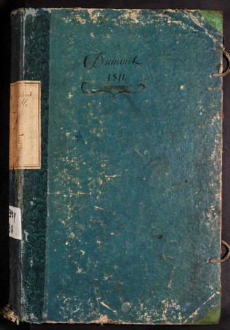 Maison de correction des Carmélites à Abbeville. Registre d'écrou : sans numéro d'écrou. 18 avril 1811 - 21 août 1812