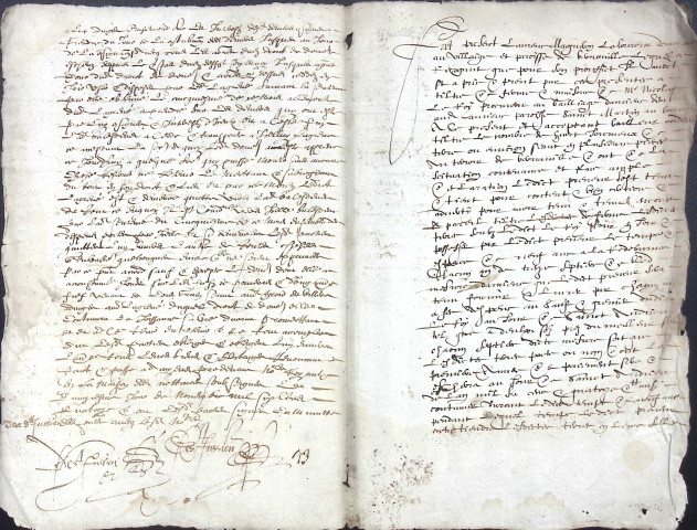 Etude de Me François De Saint-Fuscien à Amiens (étude n°26). Minutes de l'année 1614
