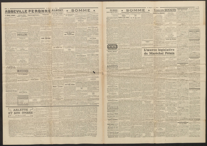 Le Progrès de la Somme, numéro 22246, 5 - 6 janvier 1941