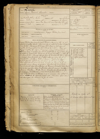 Lecat, Maurice Florimond Alexandre, né le 13 octobre 1898 à Corbie (Somme), classe 1918, matricule n° 248, Bureau de recrutement de Péronne