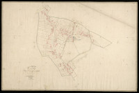Plan du cadastre napoléonien - Hervilly : Chef-lieu (Le), développement de A