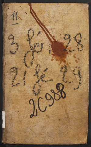 Contrôle des actes du bureau de Corbie pour la période du 3 février 1728 au 21 février 1729