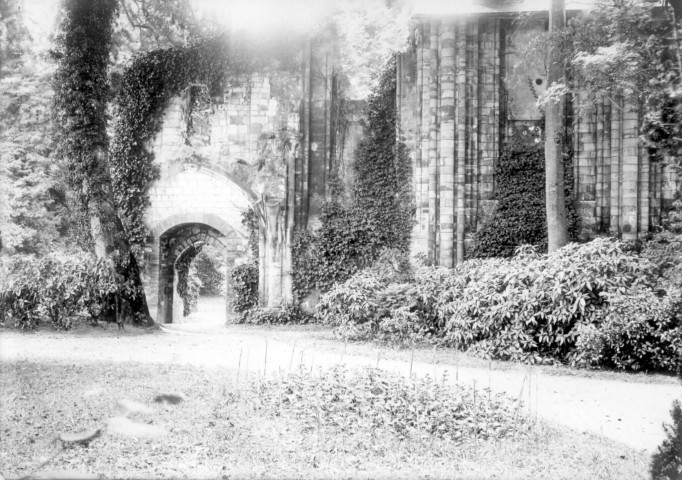 Les ruines de l'ancienne abbaye de Saint-Valery-sur-Somme