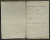 Tirage au sort (ensemble du département) de l'année 1820