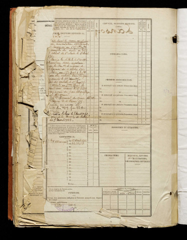 Lausoy, Marceau, né le 12 septembre 1897 à Saleux (Somme), classe 1917, matricule n° 250, Bureau de recrutement d'Amiens