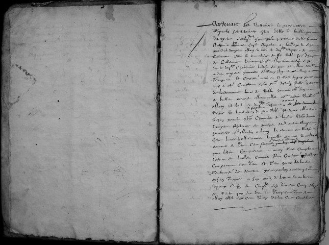 Etude de Me Noël Pezé à Amiens (étude n°13). Minutes des années 1628-1629