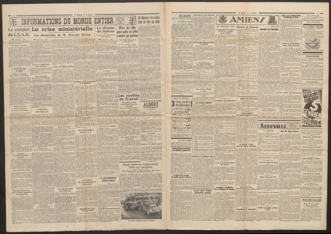 Le Progrès de la Somme, numéro 21310, 16 janvier 1938