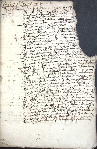 Etude de Me Antoine Perdu à Amiens (étude n°26). Minutes de l'année 1666