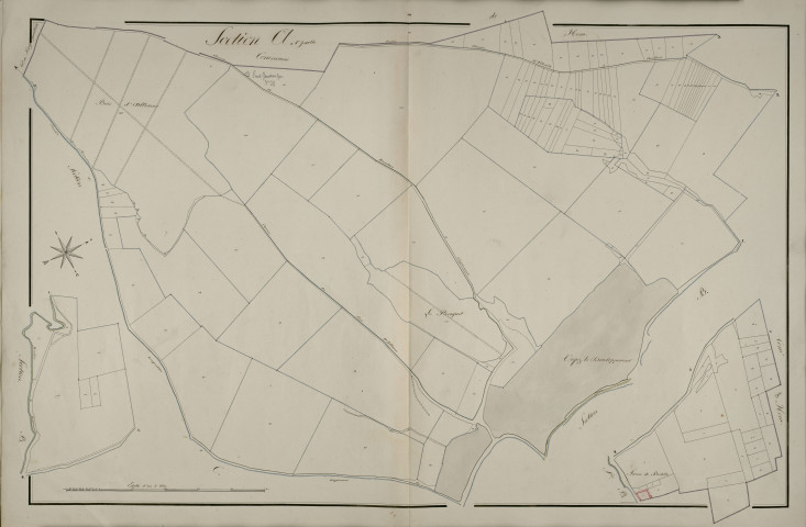 Plan du cadastre napoléonien - Gezaincourt : A1