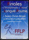 Finales des Championnats de France de Longue Paume à Saint-Christ-Briost le dimanche 4 juillet 2004