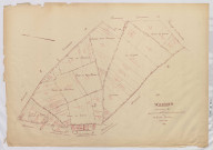 Plan du cadastre rénové - Mézières : section X