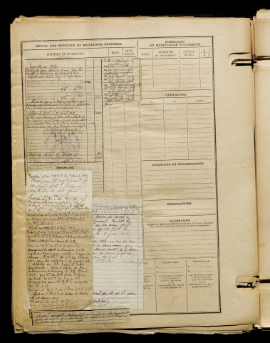 Thuillier, Henri Marius, né le 11 mars 1891 à Dury (Somme), classe 1911, matricule n° 1467, Bureau de recrutement d'Amiens