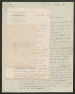 Témoignage de Collin, Yves (officier d'administration) et correspondance avec Jacques Péricard