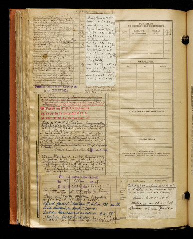 Desaintfuscien, Camille, né le 16 novembre 1892 à Salouël (Somme), classe 1912, matricule n° 1263, Bureau de recrutement d'Amiens