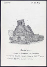 Hymmeville (hameau de Quesnoy-le-Montant) : petite église Saint-Martin - (Reproduction interdite sans autorisation - © Claude Piette)