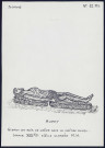 Huppy : gisant en bois de chêne - (Reproduction interdite sans autorisation - © Claude Piette)