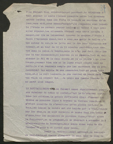 Témoignage de Anonyme 15 et correspondance avec Jacques Péricard