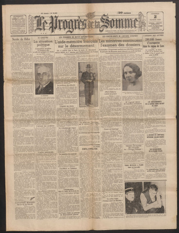 Le Progrès de la Somme, numéro 19881, 2 février 1934