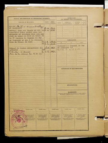Jaudhin, Joseph, né le 11 mars 1885 à Cottenchy (Somme), classe 1905, matricule n° 556, Bureau de recrutement d'Amiens