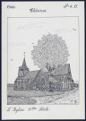 Thérines (Oise) : l'église XIXe siècle - (Reproduction interdite sans autorisation - © Claude Piette)