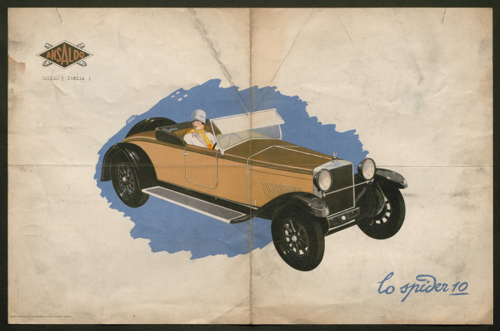 Publicités automobiles : Ansaldo