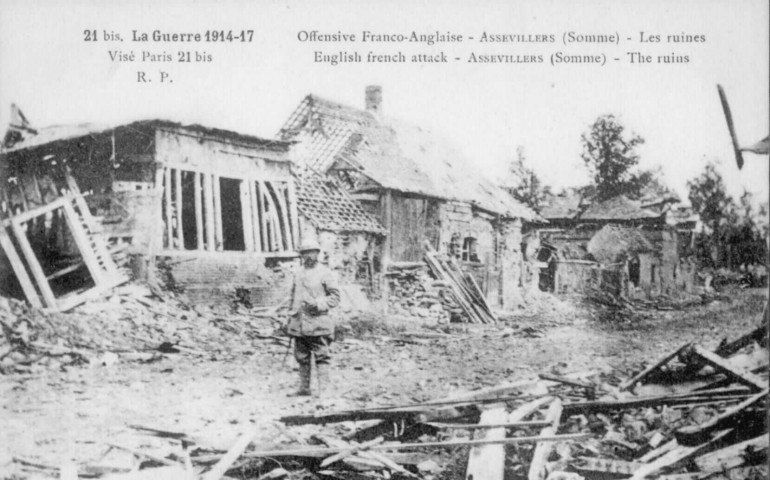 Offensive Franco-Anglaisse - Les ruines - English french attack - The ruins