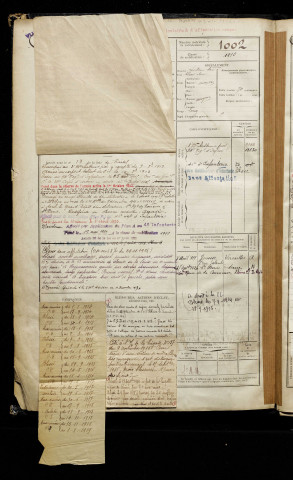 Boniface, Désiré Fernand Gustave, né le 22 juillet 1892 à Sorel (Somme), classe 1912, matricule n° 1002, Bureau de recrutement de Péronne