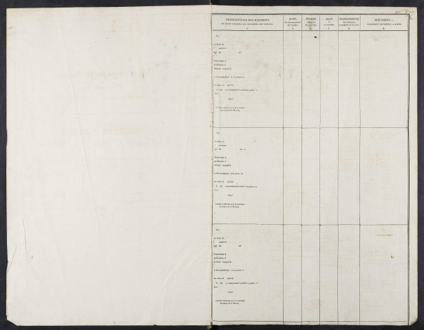 Maison d'arrêt d'Abbeville. Prévenus, condamnés et détenus. Registre d'écrou : numéros 1 à 861. 11 septembre 1839 - 17 décembre 1841