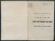 Tirage au sort (arrondissement d'Abbeville) de l'année 1858