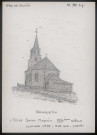 Wanquetin (Pas-de-Calais) : église Saint-Martin, mur sud chevêt - (Reproduction interdite sans autorisation - © Claude Piette)