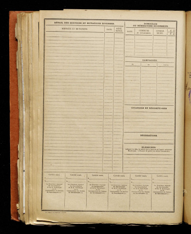 Inconnu, classe 1917, matricule n° 405, Bureau de recrutement d'Amiens