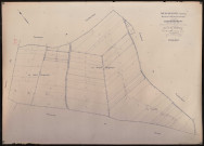 Plan du cadastre rénové - Beauquesne : section ZI