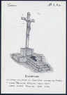 Eterpigny : grand calvaire au cimetière. Tombe des abbés Prousel - (Reproduction interdite sans autorisation - © Claude Piette)