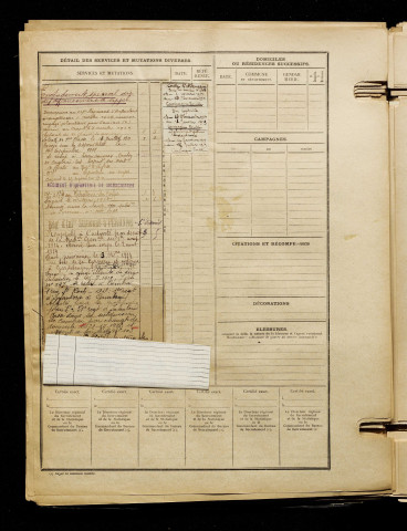 Darras, Georges Maxime Fernand, né le 30 juillet 1891 à Guillemont (Somme), classe 1911, matricule n° 1031, Bureau de recrutement de Péronne