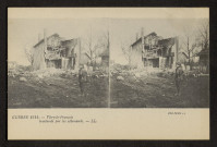 GUERRE 1914. VITRY-LE-FRANCOIS BOMBARDE PAR LES ALLEMANDS