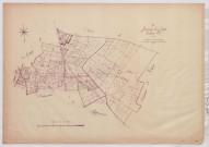 Plan du cadastre rénové - Fresnoy-lès-Roye : section D