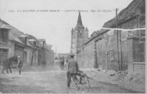 La Grande Guerre 1914-17 - Cappy (Somme) - Rue de l'Eglise